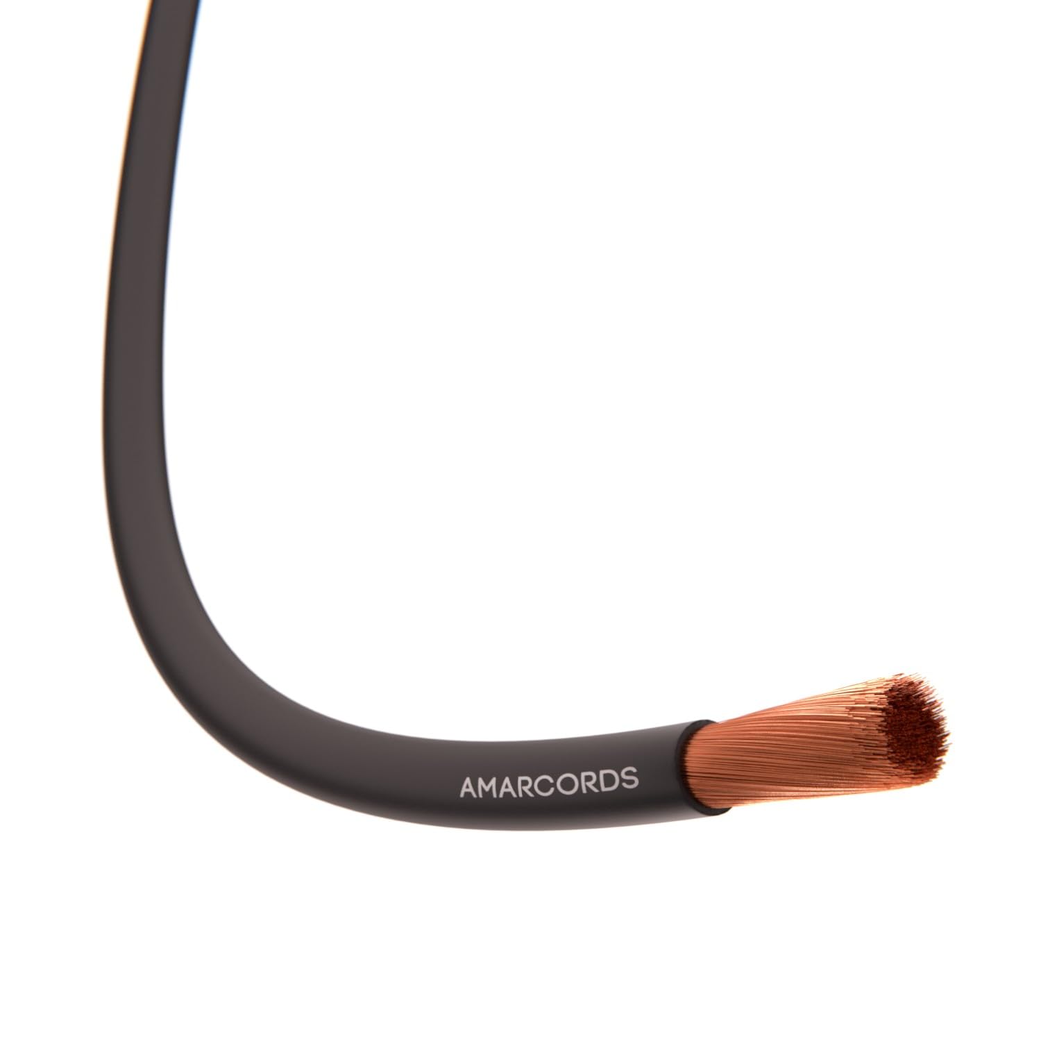 Amarcords - Cavo elettrico sezione 1x6mm colore NERO. Cordina Unipolare FS17, 50 metri