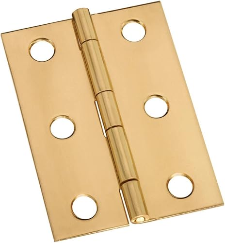 Miniatura 3 de NATIONAL/SPECTRUM BRANDS HHI N211-391 Bisagra de latón de 2-1/2 pulgadas, paquete de 2