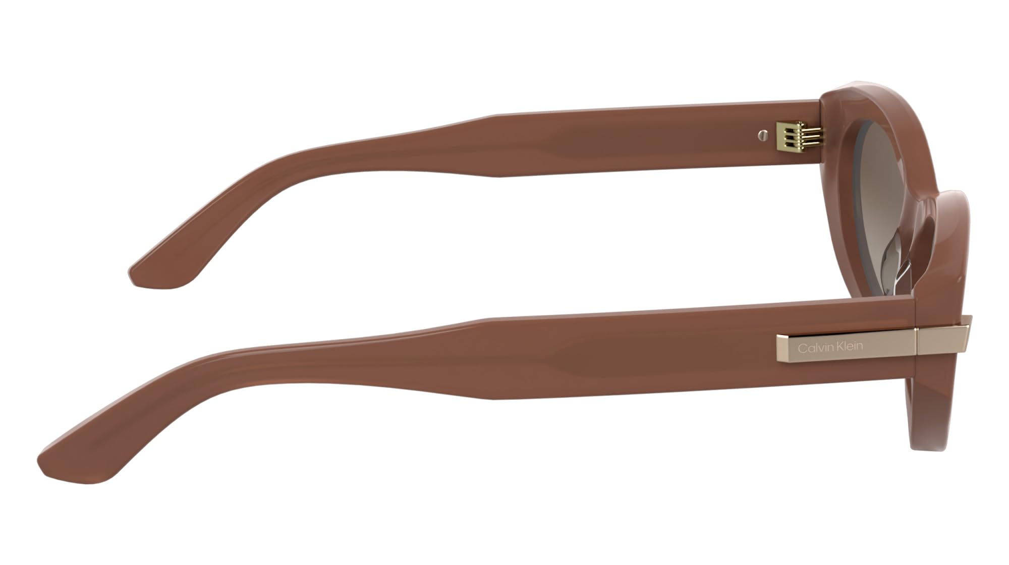 Calvin Klein Women's Sunglasses CK25502S - Opaline Rose with Gradient Brick Lens