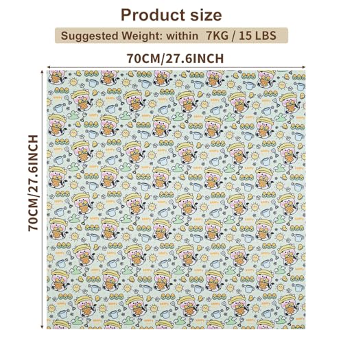 Image of 27.6 inch Large Cat Grooming Wrap - Anti-Escape Cat Wrap for Cutting Nails, Brushing & Medication - Soft, Comfortable, Reusable, Self-Adhering, Holds Cats Up to 15lbs (Cow Corn)