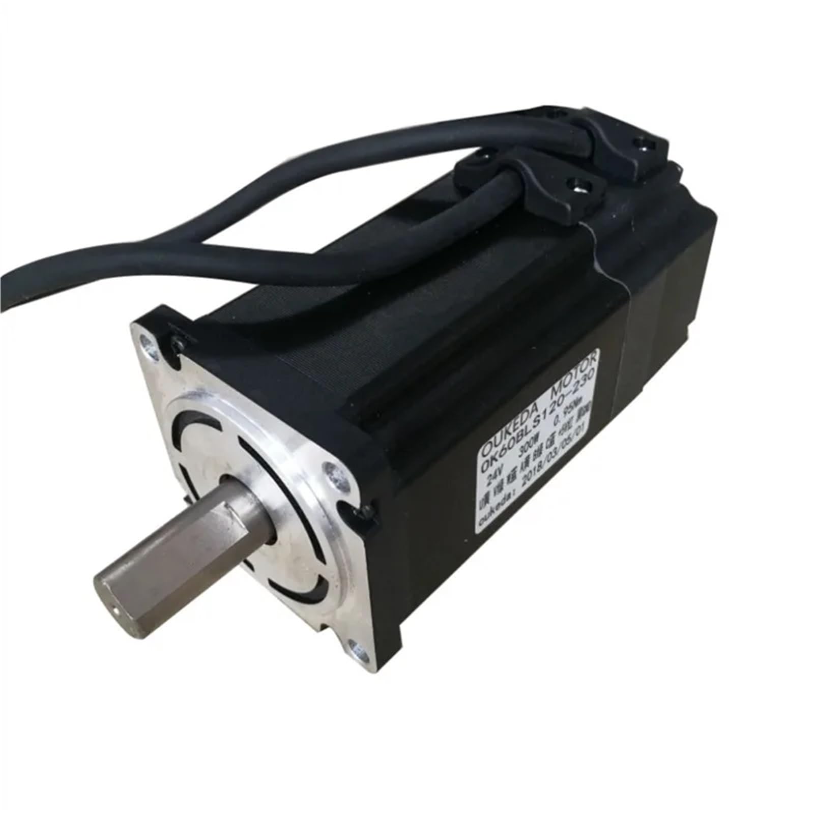 1 sztuka 24 bezszczotkowy silnik 60 BLDC 24 V lub 48 V, 100 W, 200 W, 300 W, 400 W, 3000 obr./min (100 W, 3000 obr./min, 24 V)