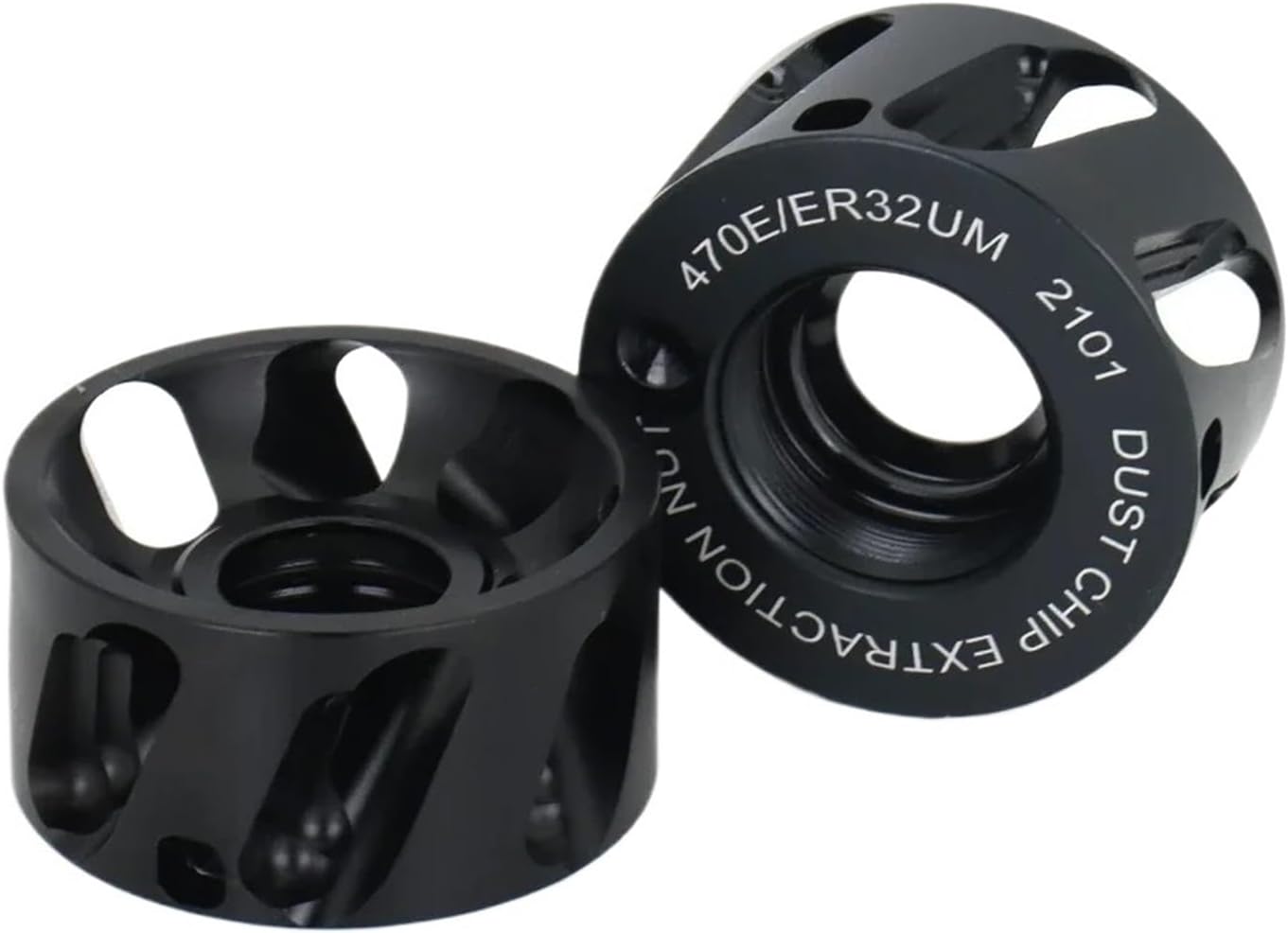 1PCS Vacuum Nut for ER20 ER25 ER32 ER40 Collect Chuck CNC Router Dust Extraction Nuts(ER32UM)
