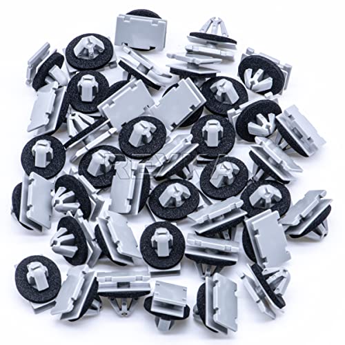 Rexka 40Pcs Rocker Wheel Flare Moulding Clips Compatible With Jeep Grand Cherokee Compass Cherokee 68172491Aa 68271803Aa 68395627Aa Gm 11571175 19352782 Traverse #TOP1