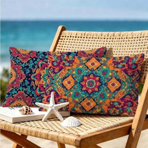 Coussin extérieur imperméable orange pour protéger vos assises de jardin avec élégance - 7
