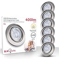 B.K.Licht I 6er Set LED
