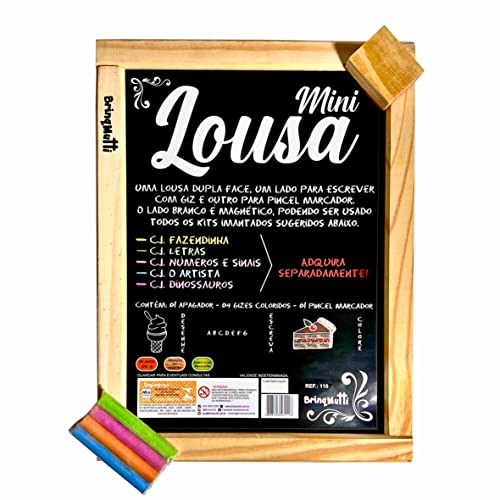 Mini Lousa Dupla Face, BrinqMutti