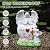 Zermurd Angel Garden Statue Solar Hearted Fairy Garden Decor Yard Decoration with Warm White Light, Outdoor Figurine for Patio Lawn, Ideal Gift for Spring, Birthday, Housewarming and Mother Day