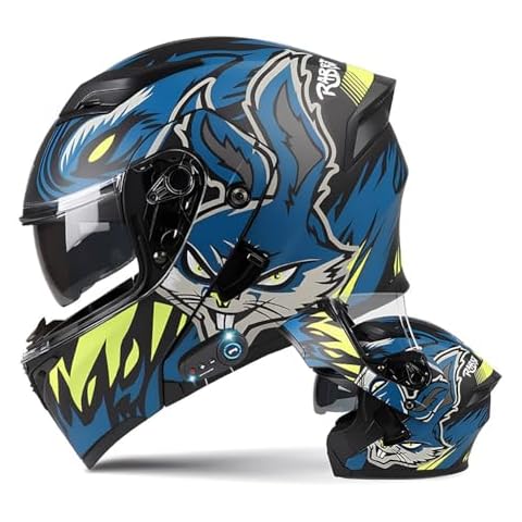 Yirunfa Modular Bluetooth Full Face Helmet Cover