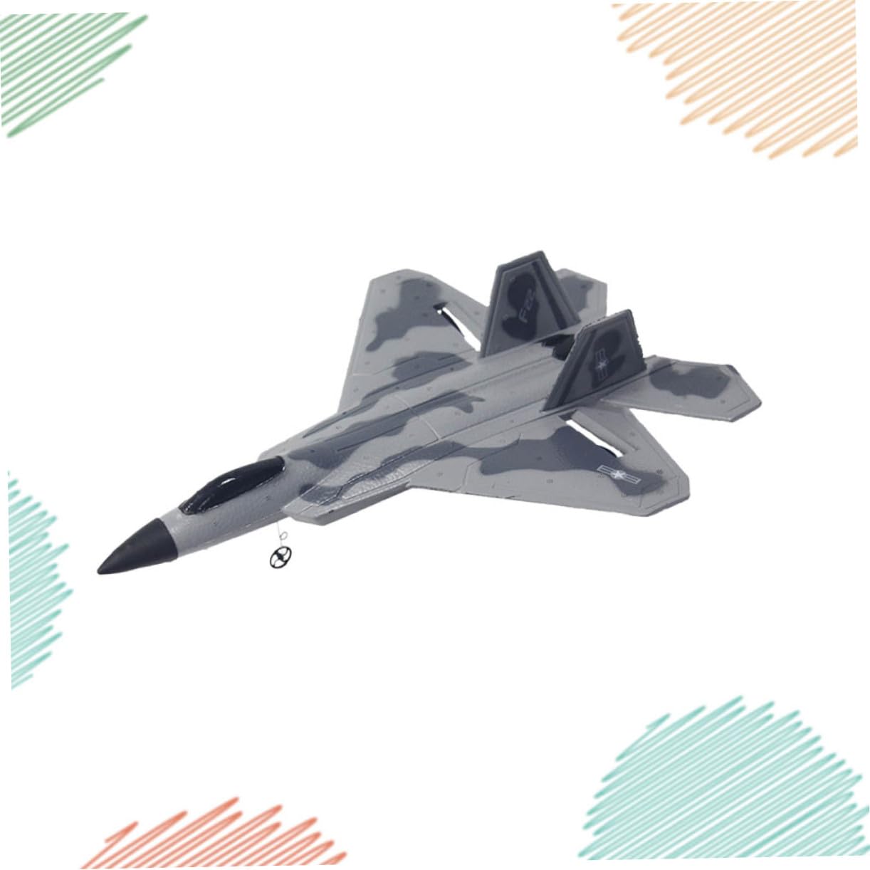 FRCOLOR Avión RC de Envergadura Fija 2.4ghz Epp Sistema Giroscópico