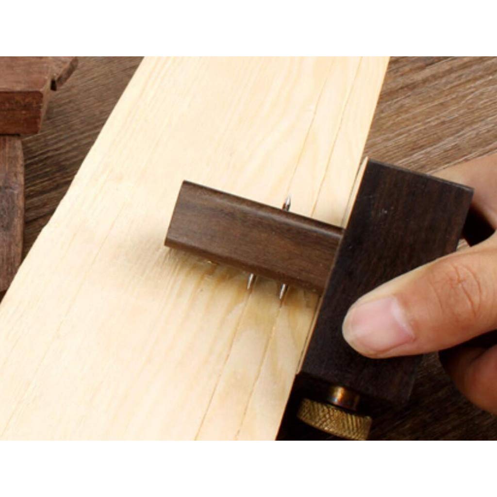 Holz-Markierlehre Holz-Schreiber, Einstecklehre mit Messingschraube Messwerkzeug