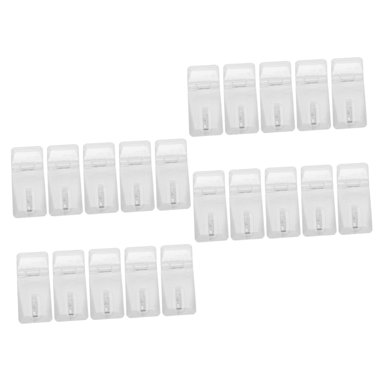 KICHOUSE 10 Sets Transparent Lock Hasp Buckles Lock Hinge Latch Buckles Heavy Duty Hinge Luggage Buckle Lock Mini Hinges DIY Lock Hasp Latch Hinge Lock Cabinet Hinge Buckle Clear Lock PC