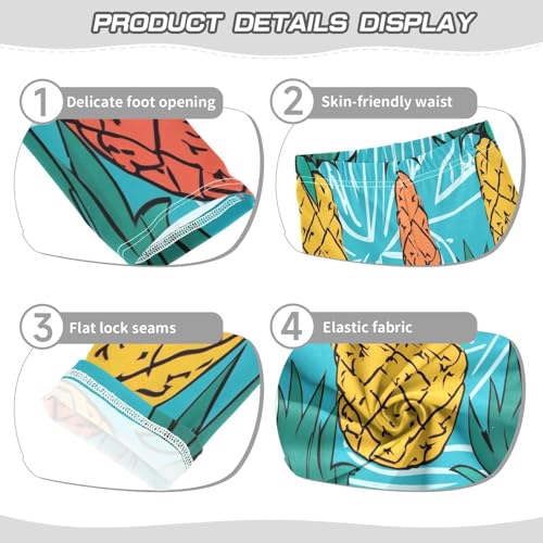 Bolaz Toddler Girls Leggings Printed Yoga Pants Leggings Pineapple Four for Kids3