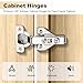 Probrico Full Overlay Soft Closing Clip On Face Frame Mounting Cabinet Hinges,1 Pair