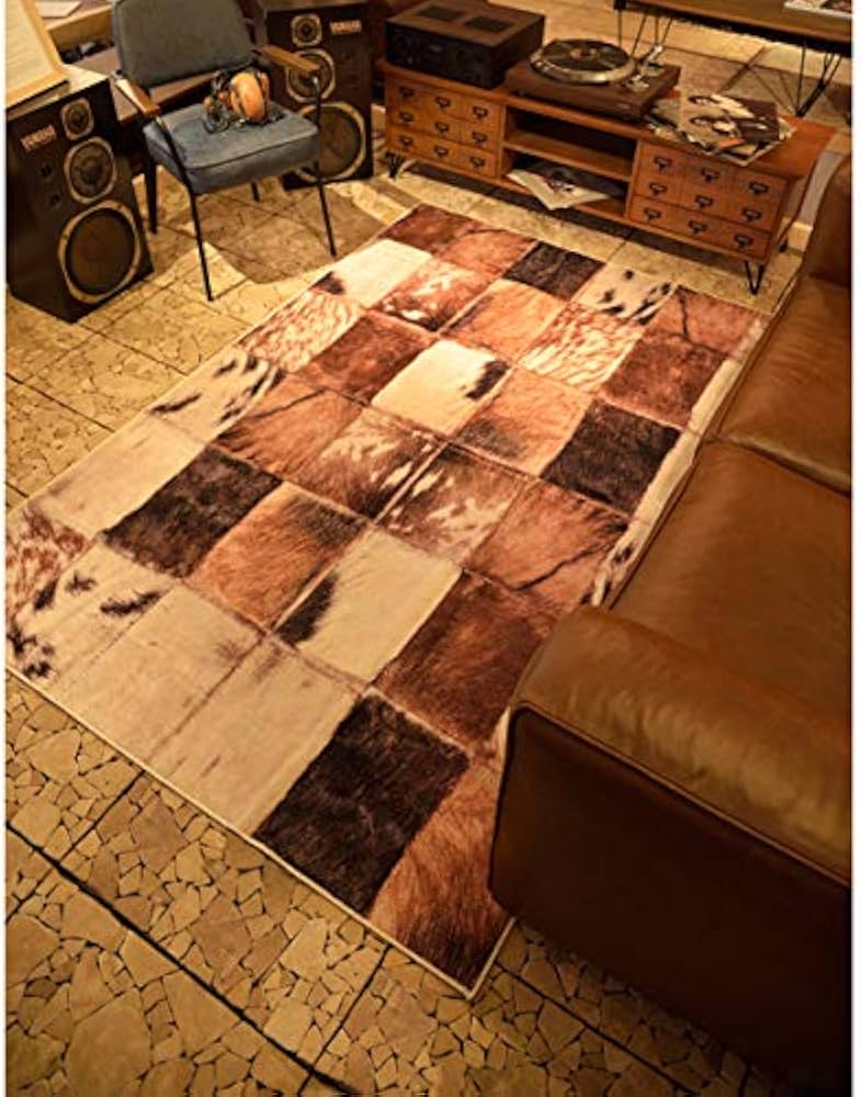 ハラコ ラグ・カーペット 白と茶色の斑点　専用 ハラコ ラグ・カーペット 白と茶色の斑点 専用 【公式通販】