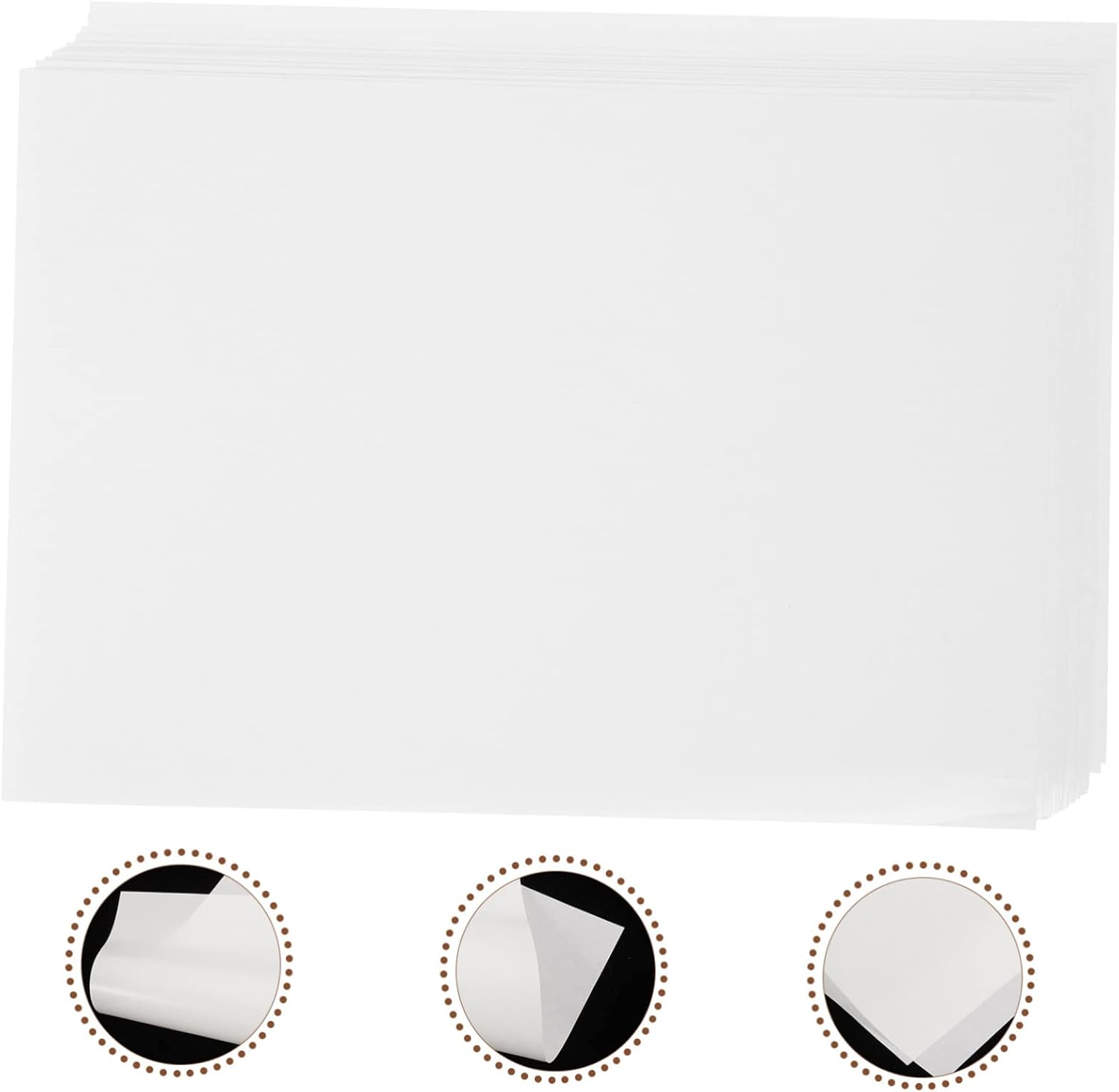 OSALADI 120pcs Double-Sided Non-Stick Paper Cover for Diamond Drawing Protection Dust Film for Diamond Art Essential Covering Accessories for Artwork Preservation