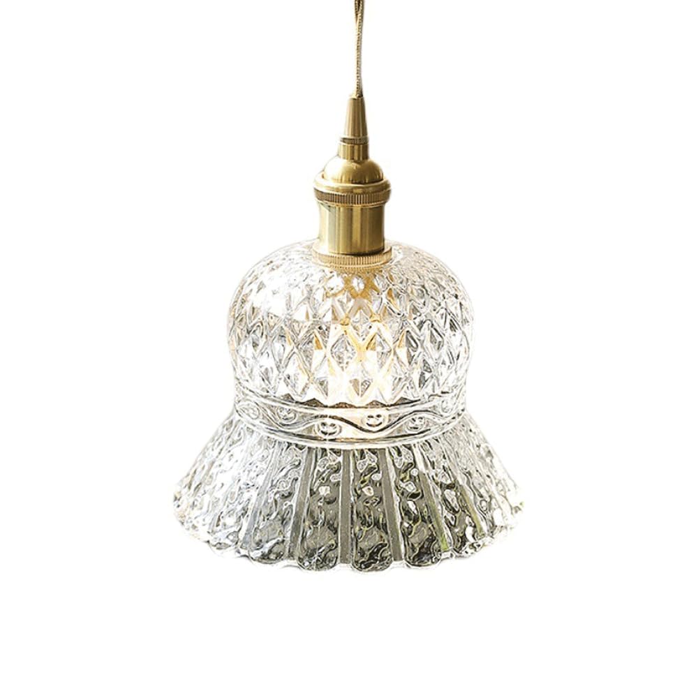 Abat-jour personnalisé en verre moderne pour suspension de salon E27