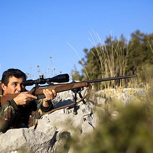 Zeadio 6"- 9" Carbon Fiber Swivel Pivot Tiltable Bipod With Sling Mount #TOP4