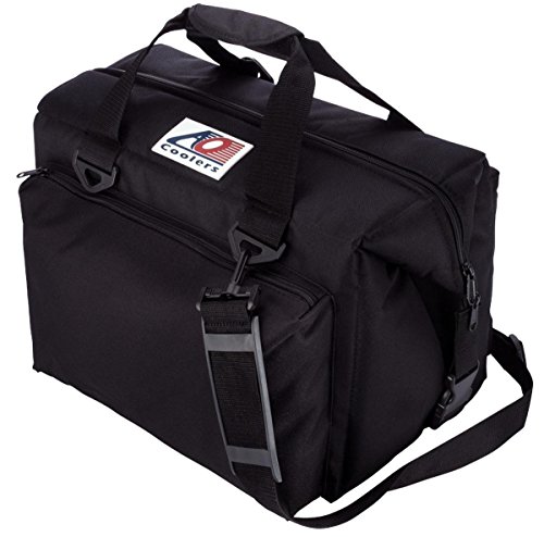 AO Coolers Deluxe Canvas Soft Cooler with High-Density Insulation, 12-Can to 24-Can