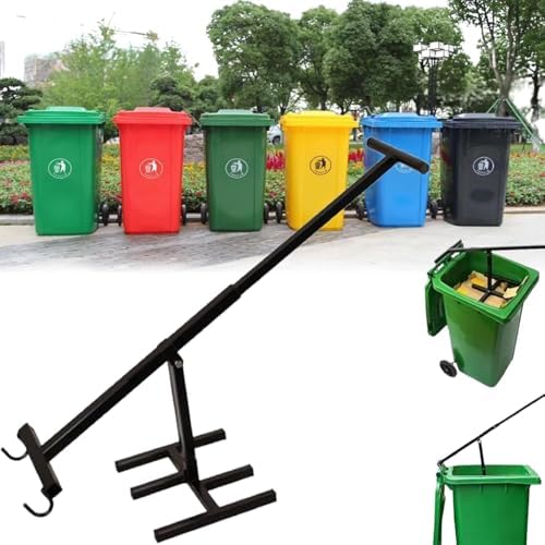 Manual Trash Compactor Tool for Efficient Waste Recycling, Portable Bin Squasher for Touchless Trash Can Compaction, Space-Saving Solution for Home and Office