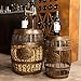 BellaWick Wine Barrel Table - Cork Catcher Accent Table. Cork Holder Decorative and Storage - 3000 Corks - Large
