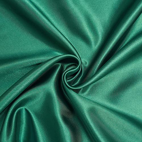Drap-housse satin vert 160x200 de qualité supérieure soyeuse - 7
