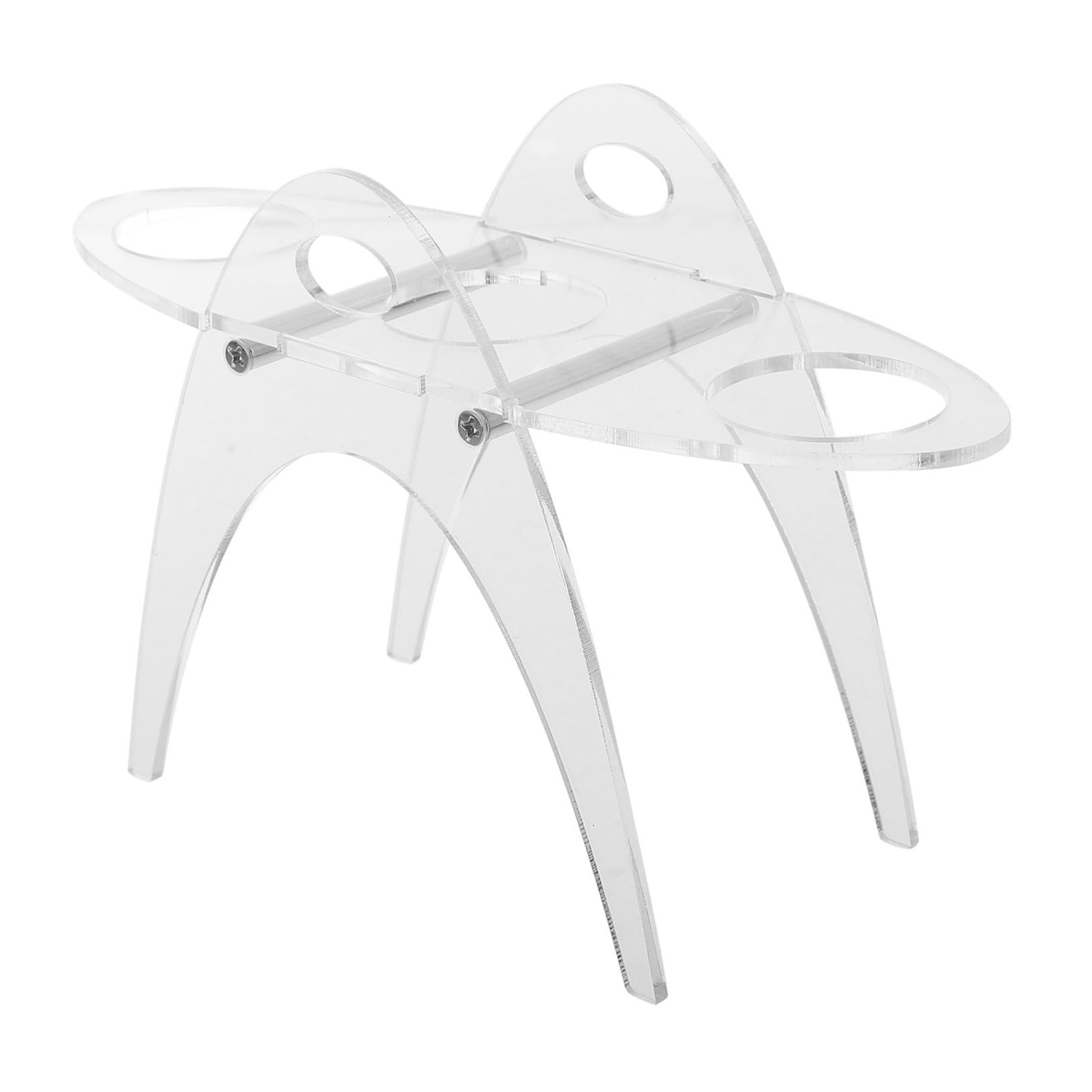 Unomor Sushi Roll Stand Clear Cupcake Stand Table Food Display Stand Clear Cake Stand Cupcake Cone Rack Sushi Holder Cone Stand Display Shelf Restaurant Cone Holder Transparent Acrylic