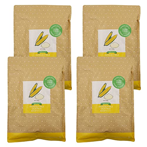 SOMA FOODS 水溶性食物繊維 難消化性 デキストリン 2kg (500g×4個セット) 粉末 水溶性 食物繊維 腸活 ダイエット ファイバー サプリ トウモロコシ由来 パウダー 腸内フローラ 微顆粒 とうもろこし由来