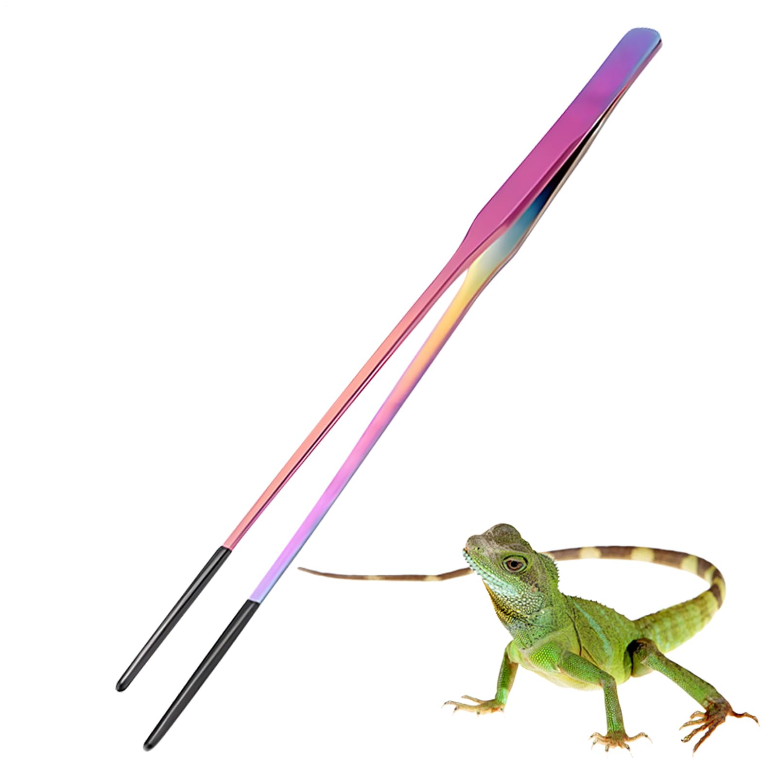 Aquarium Tweezers Stainless Steel Clamp