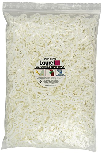 Laurel Briefknopf Beta 30mm VE=1000 Stück weiß