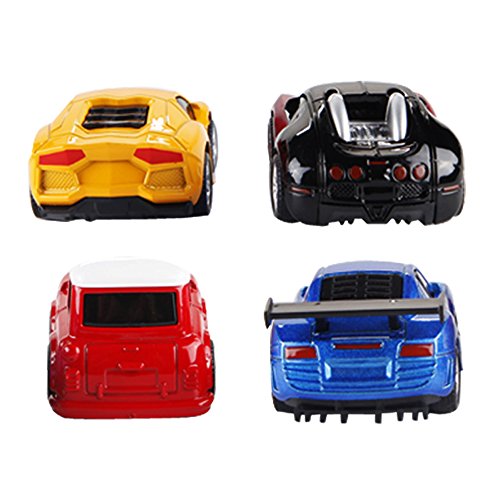ToyerBee Car Toys-Die-cast Cars and Pull Back Vehicles for Toddlers & Kids (8 PCS)-Friction Powered-Bright Colored