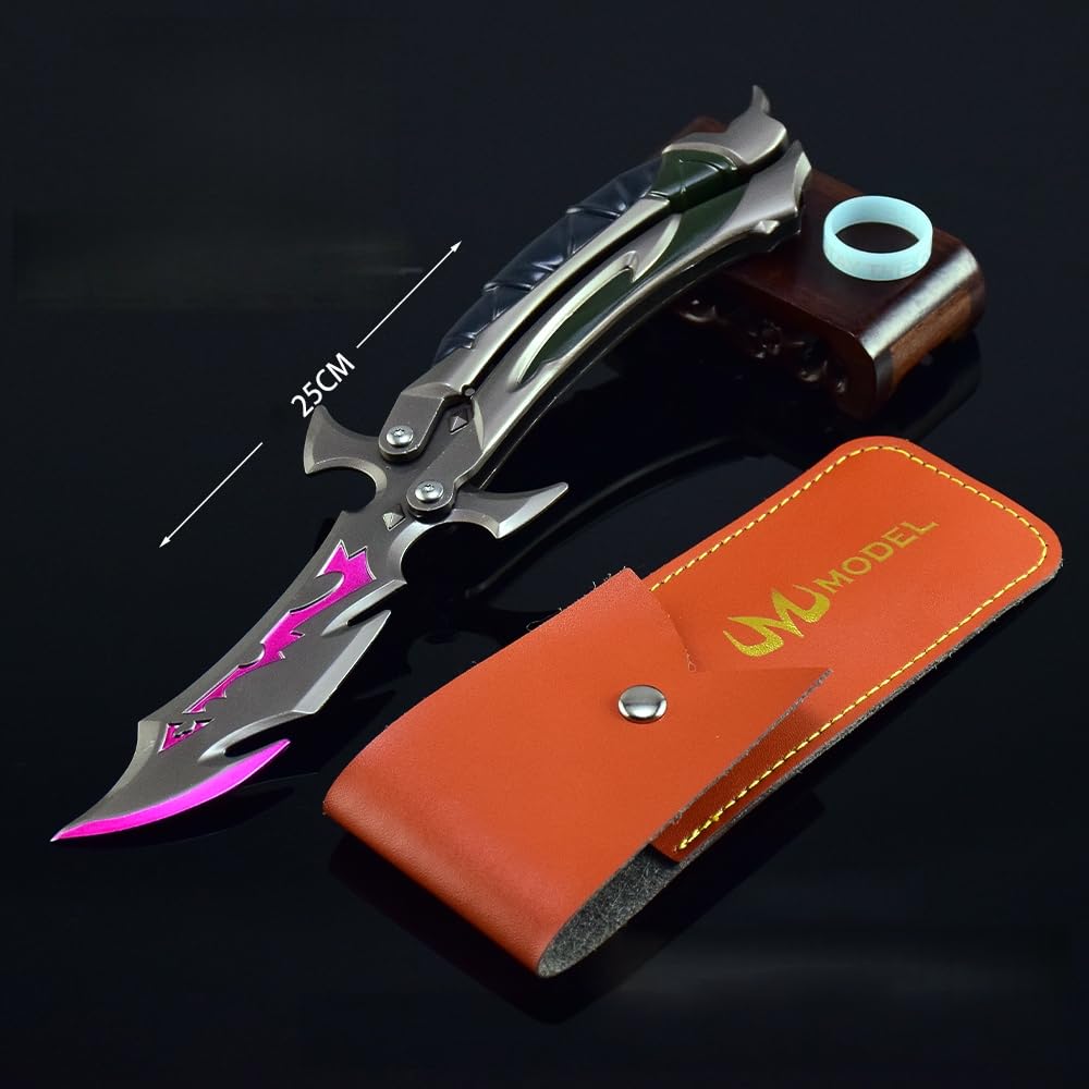 Couteau Valorant Reaver rose miniature idée cadeau idéale pour anniversaire geek