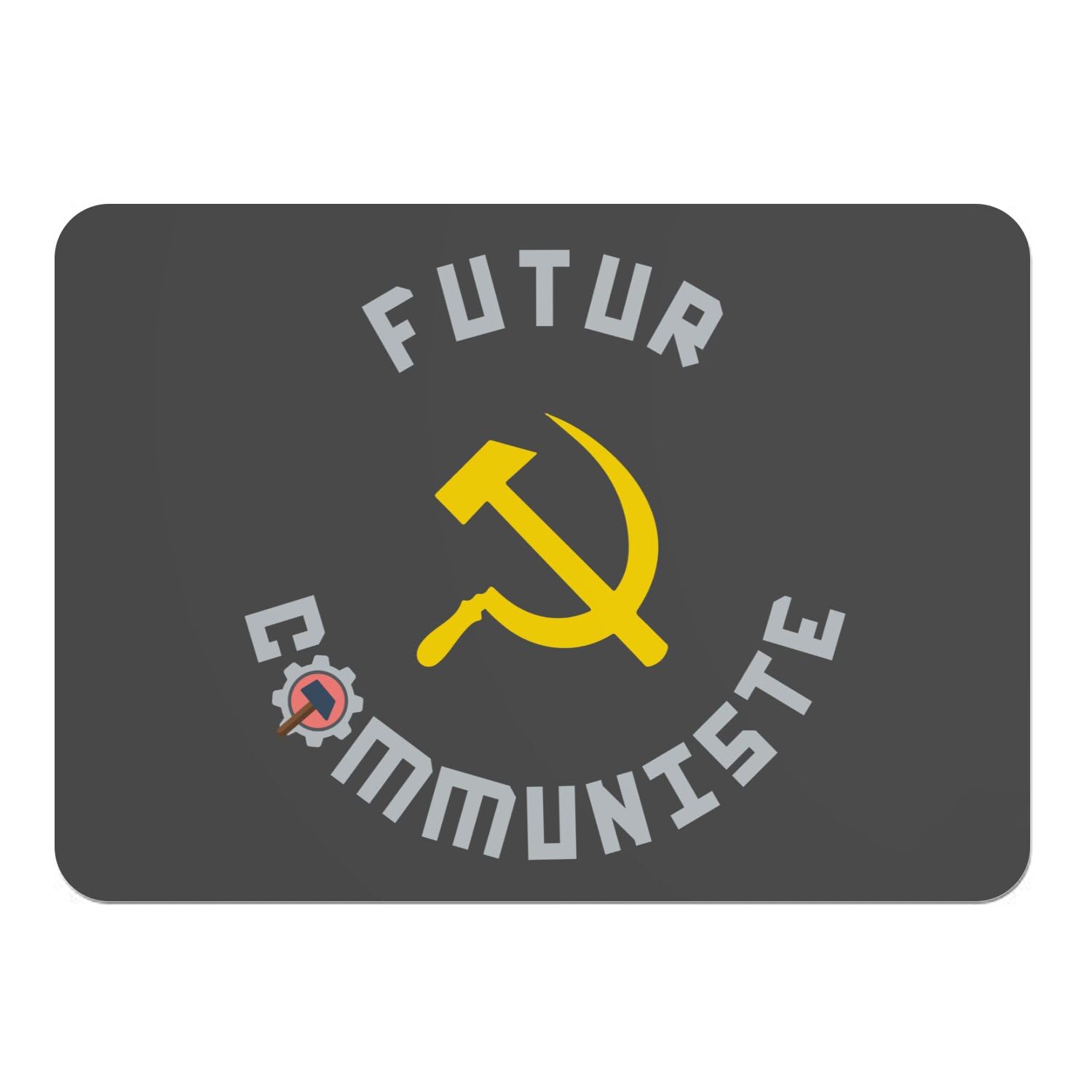 Sets de table en liège noir humour politique pour des repas animés entre amis