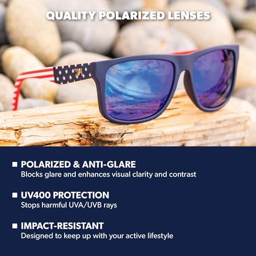 Image of Knockaround Large Polarized Sunglasses for Men & Women - UV400 Protection