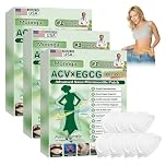 Purelora ACV x EGCG 10-in-1 Advanced Nano Microneedle Patch, 2026 New Purelora Weight Loss Patches, Natural Moringa Patches, Gentle Soothing, Suitable for All Skin Types (3boxes)