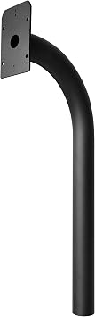 FM100 Keypad Mounting Post Compatible with Mighty Mule Digital Keypad FM137 | Compatible with Wireless Intercom FM136,Operate Your Gate Opener from Your Vehicle,Black Powder-coated Finish