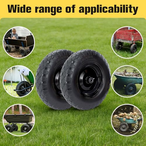 RETOTLA 4.80 4.00-8 Tire and Wheel, 16 Wheelbarrow Tire, 2Pcs by RETOTLA - Image 7