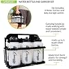 Champion Sports Plastic Water Bottle Set, Quart, Black