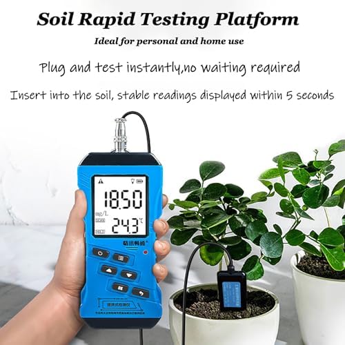 Compteur de sol LCD Rétroéclairé Numérique pour Analyse Précise Température et NPK - 4