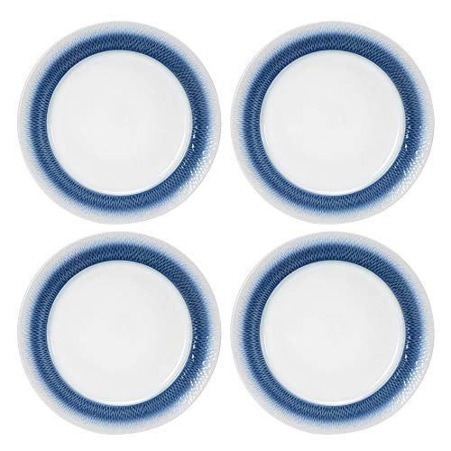 Pfaltzgraff Eclipse Blue 16-Piece Stoneware Dinnerware Set, Service for 4 with Dinner Plates, Salad Plates, Bowls and Mugs, Dishwasher and Microwave Safe by Pfaltzgraff - Used condition - Image 5