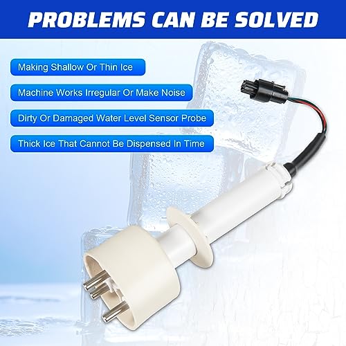 AUTOBABA 000016053 Eiswasserstandssonden-Set mit Kabelbaum, kompatibel mit Manitowoc Eismaschinen, Eiswasserstandssensor-Sonden-Kit
