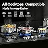 COOKER KING Non Stick Pots and Pans Set, 10pcs Hybrid Stainless Steel Cookware Set, Frying Pans, Saucepans, Saute Pan & Stock Pot, Non Toxic, Oven & Dishwasher Safe, Induction & All Cooktop Compatible #4