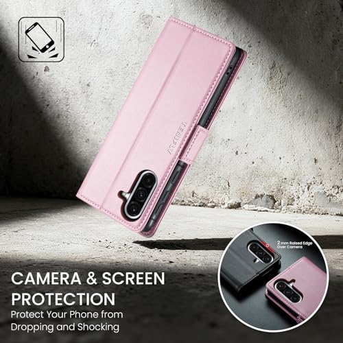 Tenifly for Samsung Galaxy A36 Case Wallet with RFID Blocking Card Holder, PU Leather Kickstand Protective Flip Phone Cover Fit for Galaxy A36 5G 6.7", Rose Gold by Tenifly - Used condition - Image 7