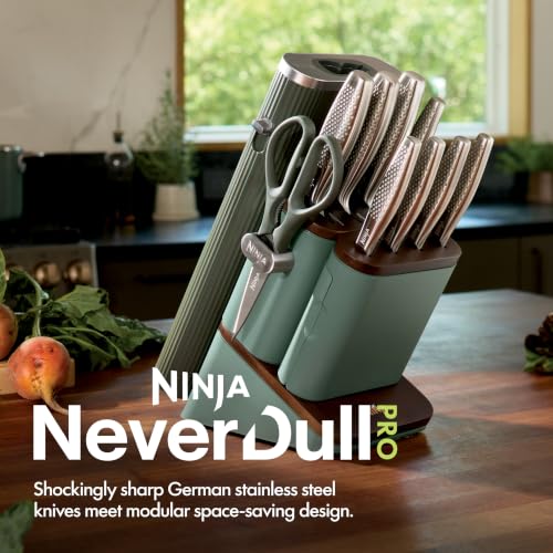 Image of Ninja NeverDull Pro 11-Piece Sharpening Knife Set, Slate, WK62011BK3