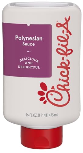 Chick-fil-a Sauce, Original, Barbeque, Polynesian, and Sweet & Spicy Sraracha, 16 Ounce (Pack of 4) - with Make Your Day Spreader