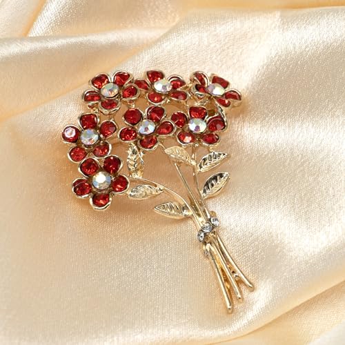 Image of Pretty Elegant Brooch Pin for Women,Flower Brooch Pin Broches for Women's Clothes