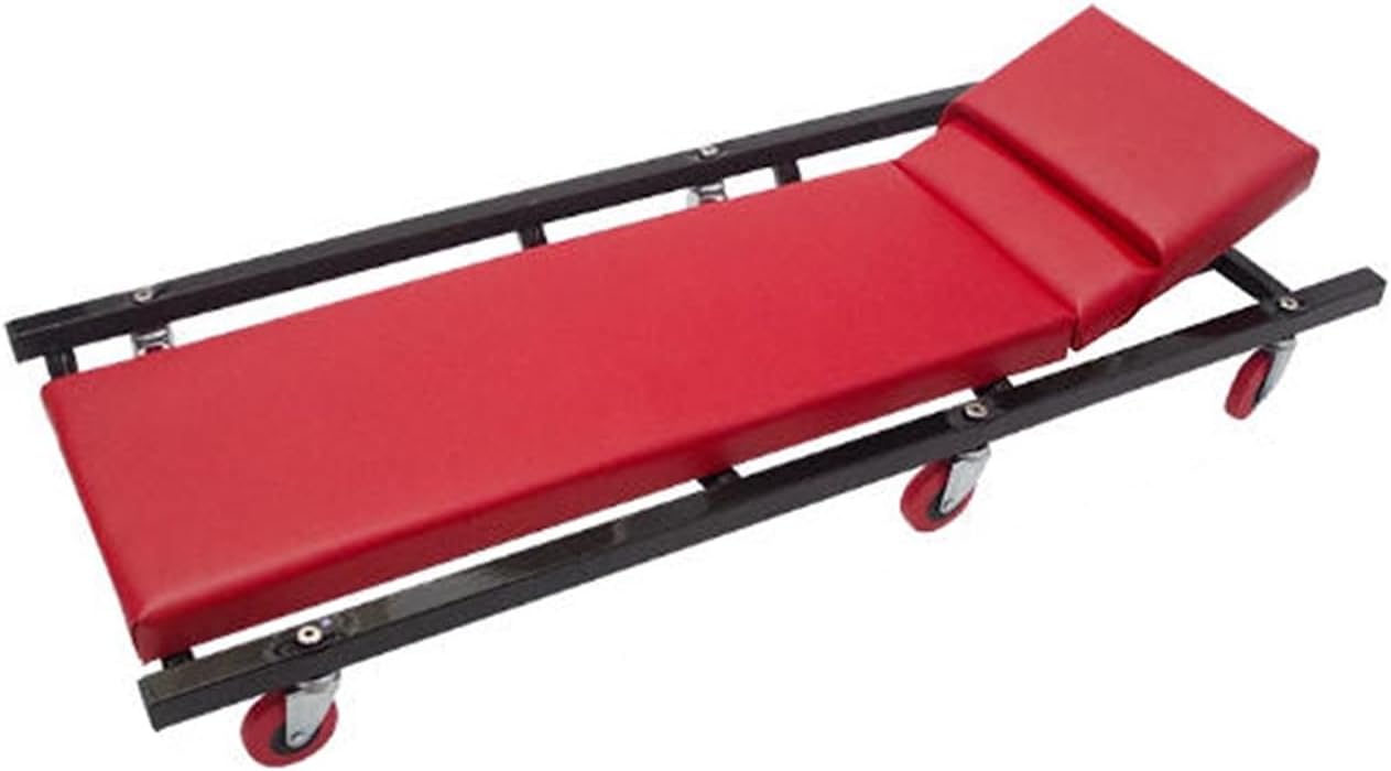 Mechanic Creeper, Lying Board Seat with 360° Rolling Wheels,Can Bear 150kg, for Home Garage Auto Repair Shop