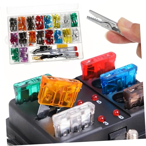 Kit de surtido de fusibles para auto BESTOYARD con tester y extractor, incluye estuche de almacenamiento práctico y diseño preciso miniatura 3