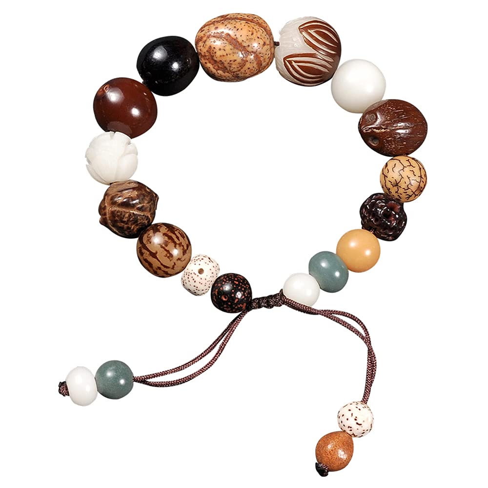 Bracciale Bodhi Naturale, Braccialetto for Meditazione Yoga