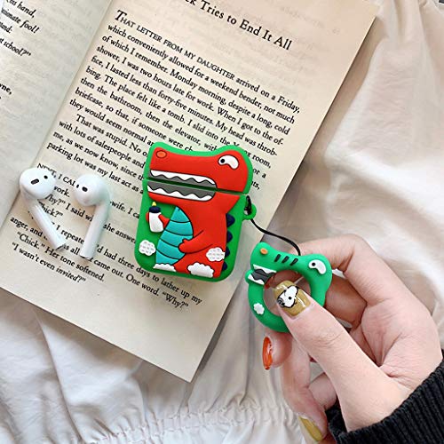 Yanhonin beschermhoes van siliconen voor AirPods, schokbestendig, huid van zachte siliconen, slim fit voor AirPods