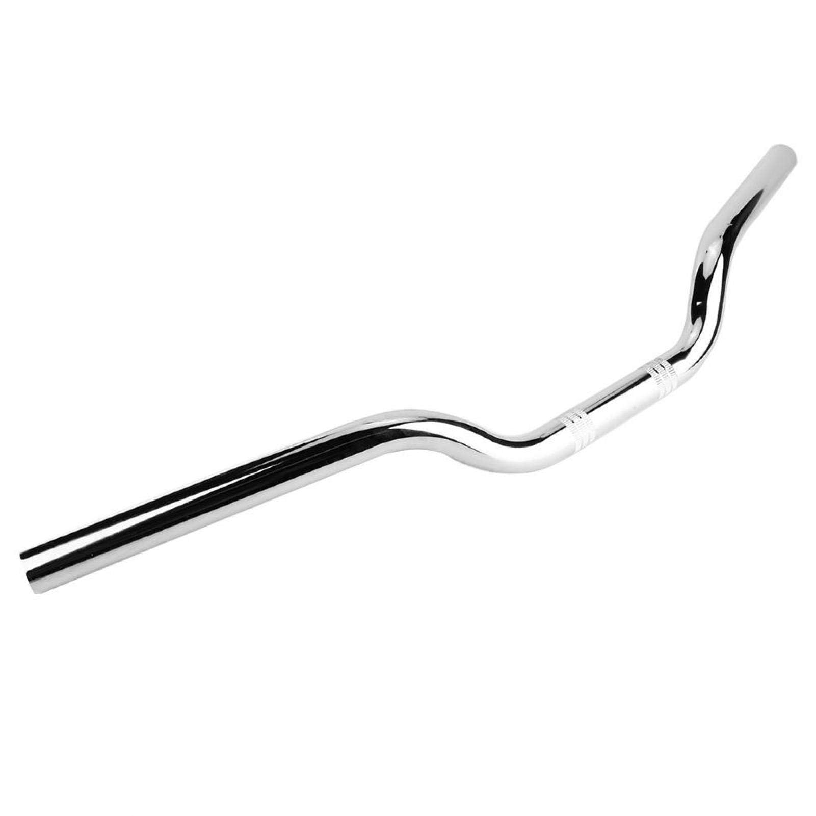 Yctze Manillar de Moto de Acero de 25 mm para Sportster XL 883 1200 (Cromado) - Apto para Manillar o Bar de 25 mm